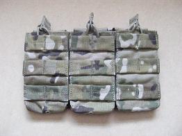 MOLLE Open M4 Triple Mag Pouch - Multicam